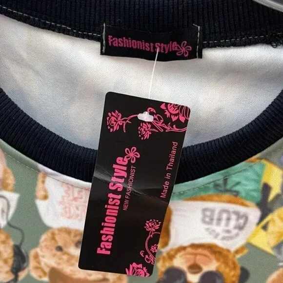 ❤️ 🆕 FASHIONIST STYLE Kike One Tshirt Dress Size M - Picture 4 of 4